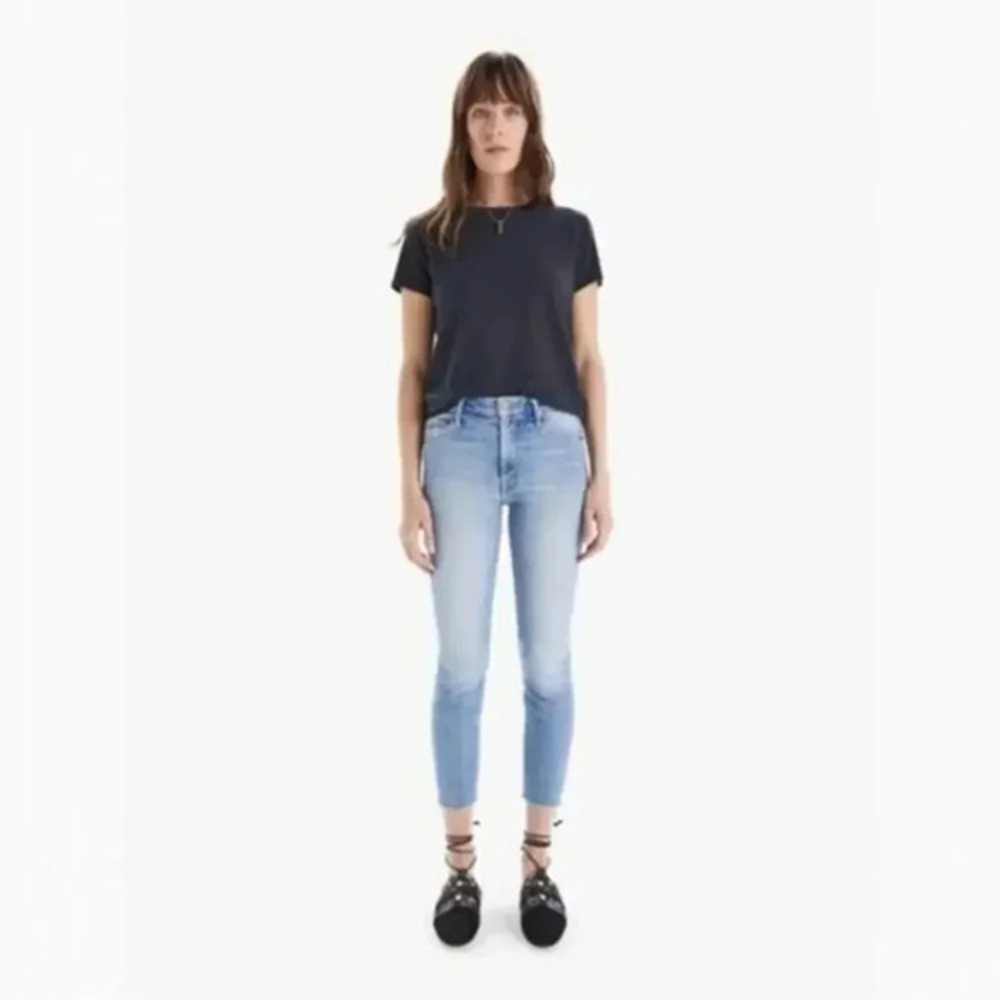 Mother High Waisted Looker Ankle Fray Au Revoir Size 26 B1700